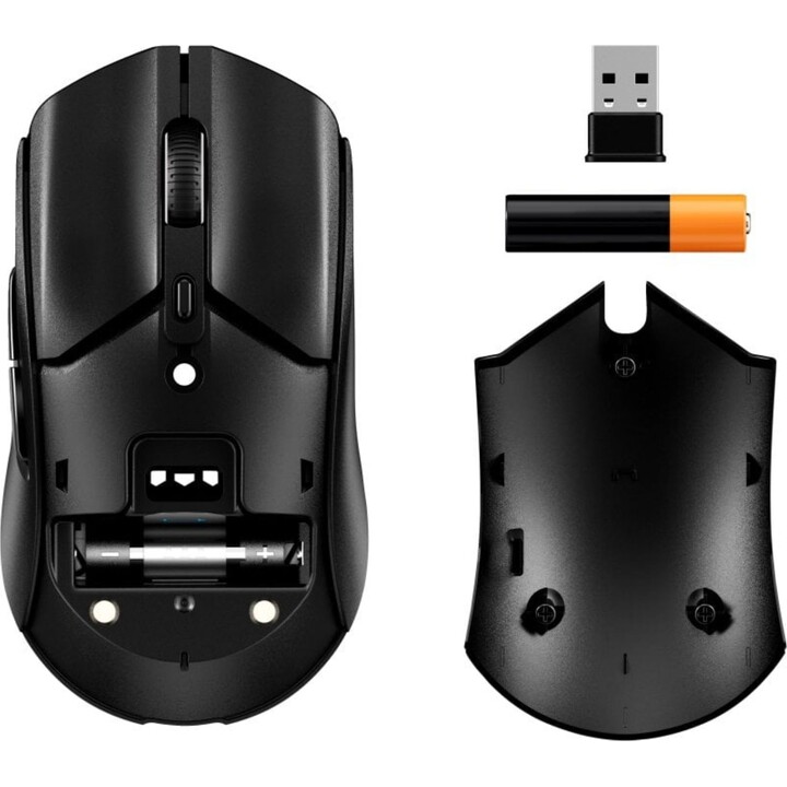 Mouse da gioco wireless HyperX Pulsefire Haste 2 Core 3200 DPI Nero