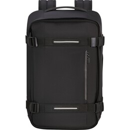 Mochila American Tourister Urban Track 44L Asfalto Preto Compartimento para Laptop e Recyclex