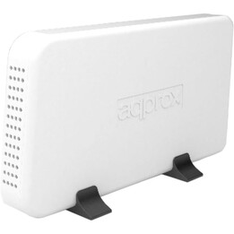 Approx APPHDD08W, Contenitore Sata (3,5", HDD, USB2.0), bianco