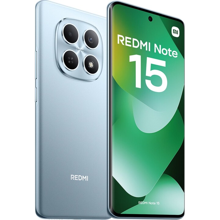 Xiaomi Redmi Note 15 4G, 6GB 128GB, 6.77 AMOLED, 5800mAh, Azul Glaciar