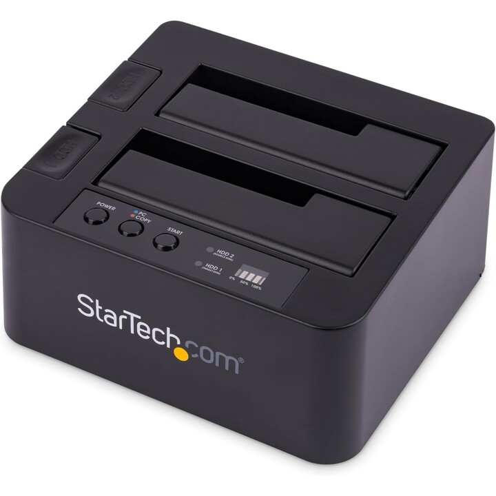 StarTech Standalone USB 3.1 Docking Station for 2.5" and 3.5" SATA SSD/HDD, Black