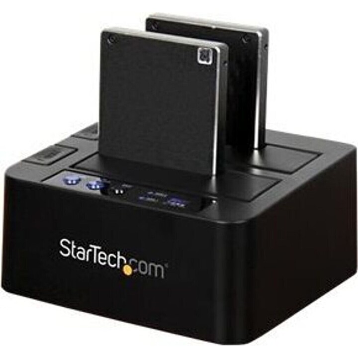 StarTech Standalone USB 3.1 Docking Station für 2,5" und 3,5" SATA SSD/HDD, Schwarz