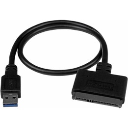 StarTech Cable adaptador USB 3.1 de 10 Gbps a SATA de 50 cm, negro