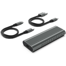 Ewent Ew7025 Caja Para Disco Duro Externo Caja Externa Para Unidad De Estado Sólido (ssd) Gris M.2