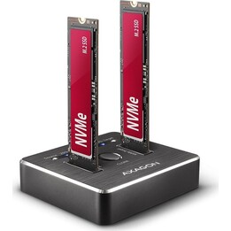 Axagon ADSA-M2C docking station for USB 3.2 Gen 2 (3.1 Gen 2) Type-C hard drive, Black
