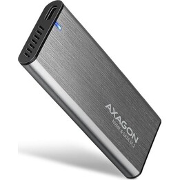 Axagon EEM2-SG2 RAW BOX Boîtier externe pour SSD M.2 USB-C 3.2 Gen 2, Argent