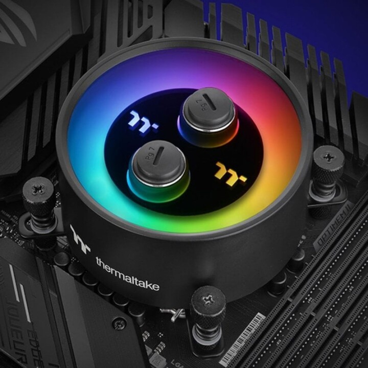 Bloque de agua para CPU Thermaltake Pacific MX1 Plus, Negro, Iluminación LED