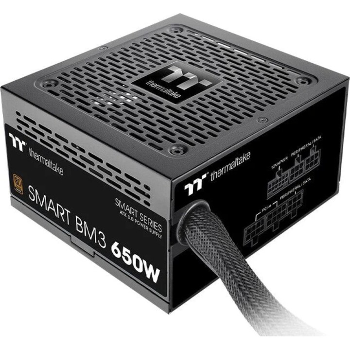 Fuente De Alimentación Thermaltake Smart Bm3 650w Atx3.0 Gen5 80+ Bronce