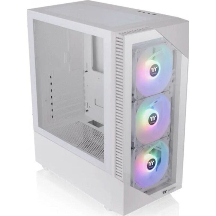 Thermaltake View 200 TG ARGB Snow PC-Tower aus gehärtetem Glas USB 3.0