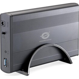 Conceptronic Carcasa para disco duro de 3,5" SATA USB 3.0, Negro