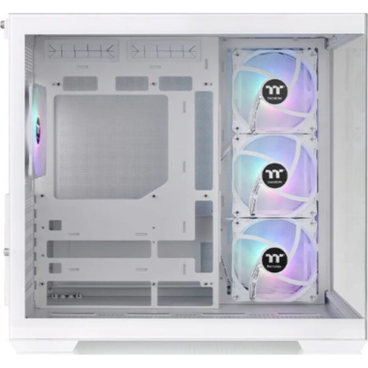 Custodia per PC Midi Tower Thermaltake View 380 TG ARGB SPCC, vetro temperato