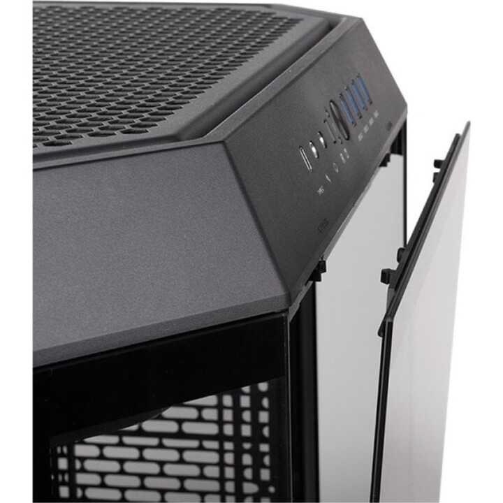 Torre PC Caja Thermaltake Midi Tower Negro SPCC Vidrio Templado RGB ATX/mATX/Mini-ITX
