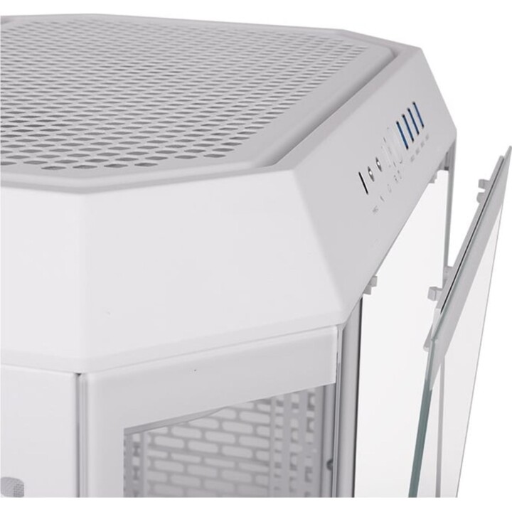 Thermaltake CA-1Z1-00M6WN-00 Tour PC de jeu SPCC ATX/mATX/Mini-ITX blanche avec verre trempé