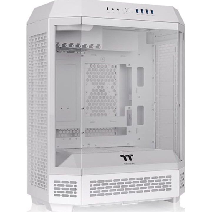 Thermaltake CA-1Z1-00M6WN-00 Tour PC de jeu SPCC ATX/mATX/Mini-ITX blanche avec verre trempé