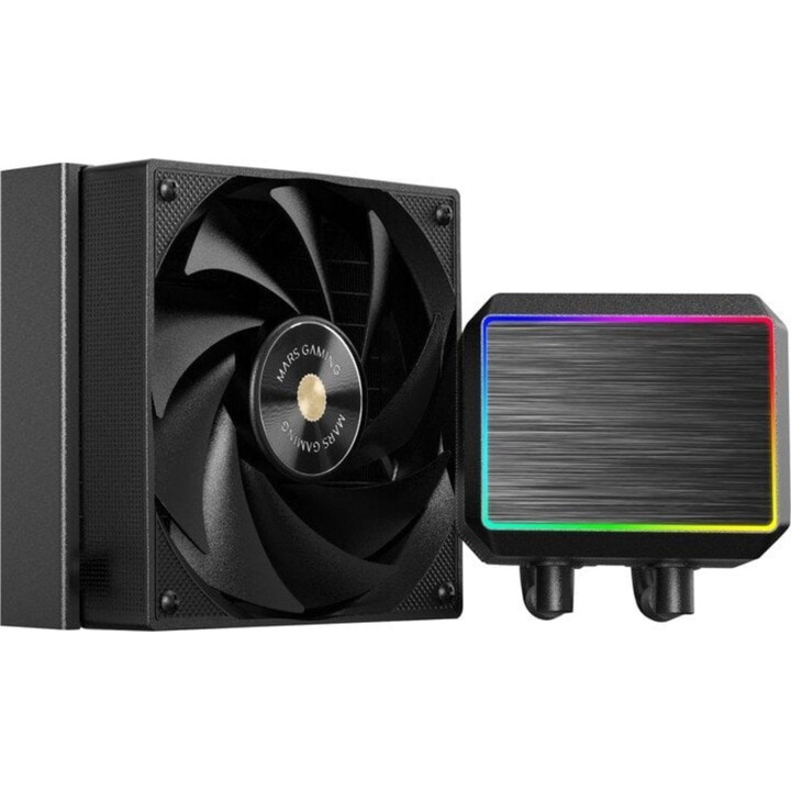 Mars Gaming Ml-proii120 AIO Refroidissement liquide 300w TDP 4ème génération Pompe 1x Ventilateur Noir