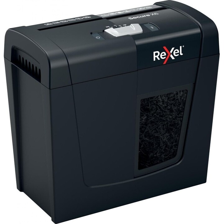 Rexel 2020122EU, Distruggidocumenti per uso personale e domestico Secure X6, 10L, nero