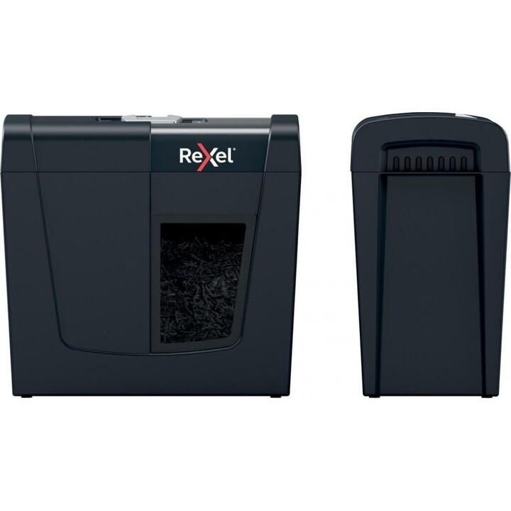 Rexel 2020122EU, Personal/Home Office Secure X6 Paper Shredder, 10L, Black