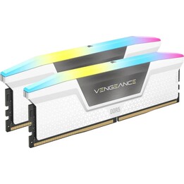 Kit de memória RAM dupla Corsair 64 GB DDR5 6000 (2x 32 GB), Vengeance RGB, Intel Xmp
