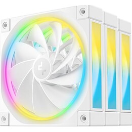 Kit 3 Ventiladores DeepCool ARGB Universal 120mm FL12R Blancos PWM