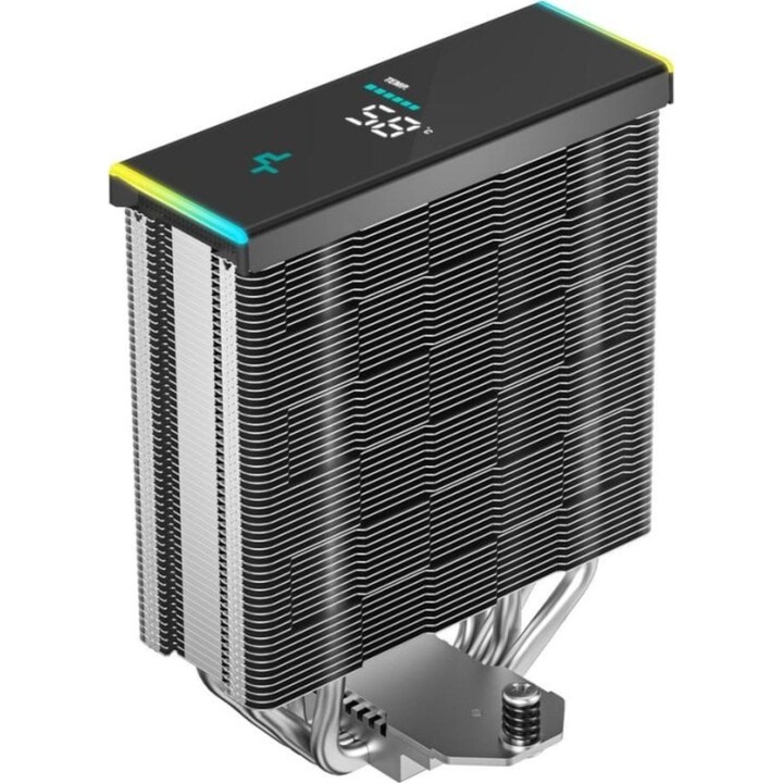 DeepCool CPU-Luftkühlungs-Lüftersockel AM4/AM5/Intel 120 mm AK400 Digital SE LED-Anzeige