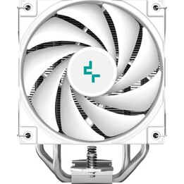 DeepCool CPU Ventilateur de refroidissement pour prises Intel et AMD, écran RVB AK400 Digital SE WH 120 mm