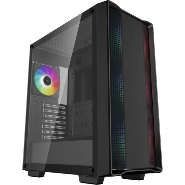 DeepCool CC560 ARGB V2 Tempered Glass PC Tower USB 3.2 Black