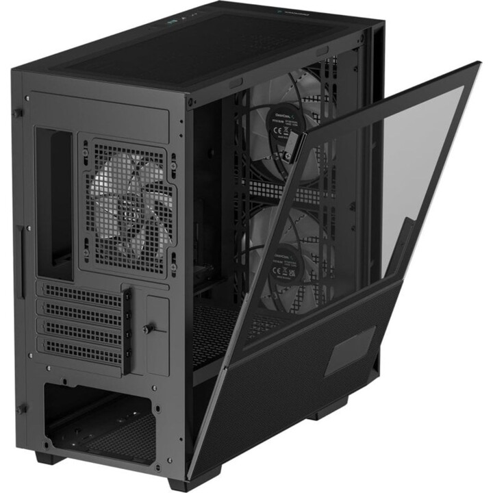 DeepCool PC Tower CH360 ARGB DIGITAL Micro Tower mATX Vetro temperato USB-C Nero