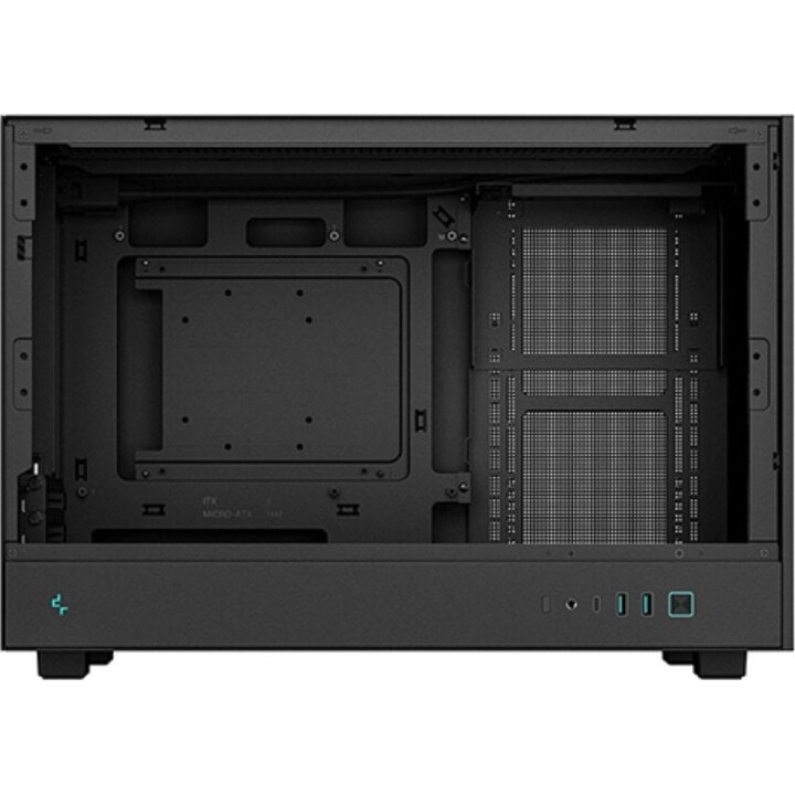 Torre PC Caja PC DeepCool CH260 Negro Micro ATX Vidrio Templado USB-C 4 Slots