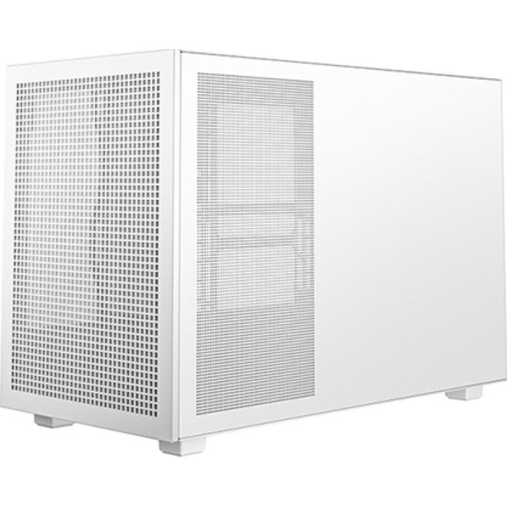 Caixa torre para PC DeepCool CH260 Micro ATX branca com ABS/SPCC/vidro temperado e USB-C