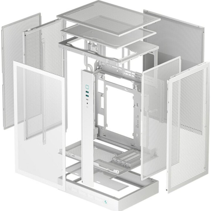 Torre PC Caja PC DeepCool CH270 Digital Mini Torre Micro-ATX Vidrio Templado Blanca