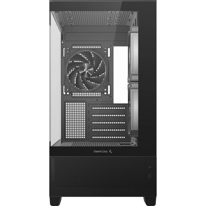 DeepCool CG380 3F, schwarzes Tower-Gehäuse, gehärtetes Glas x 2 R-CG380-BKAGM3-G