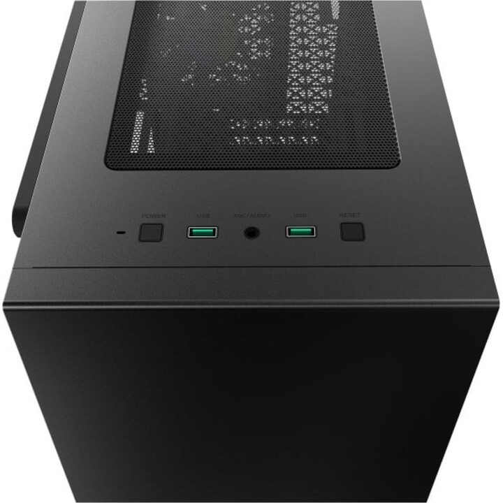 DeepCool Macube 110 PC Tower, gehärtetes Glas, USB 3.0, Schwarz