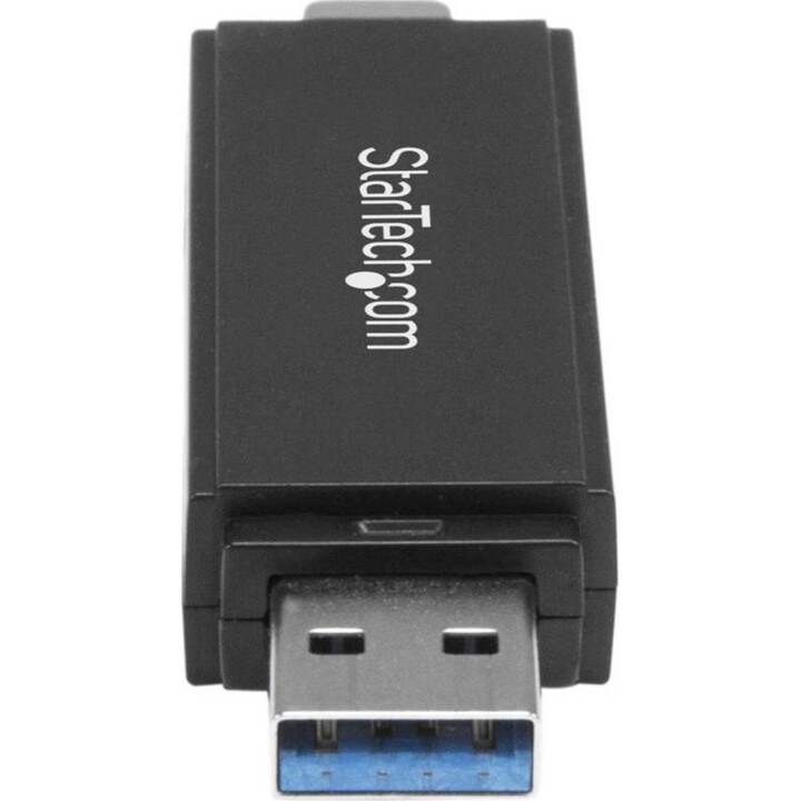 Startech Sd Microsd Usb 3 Usb-C Memory Reader, Black