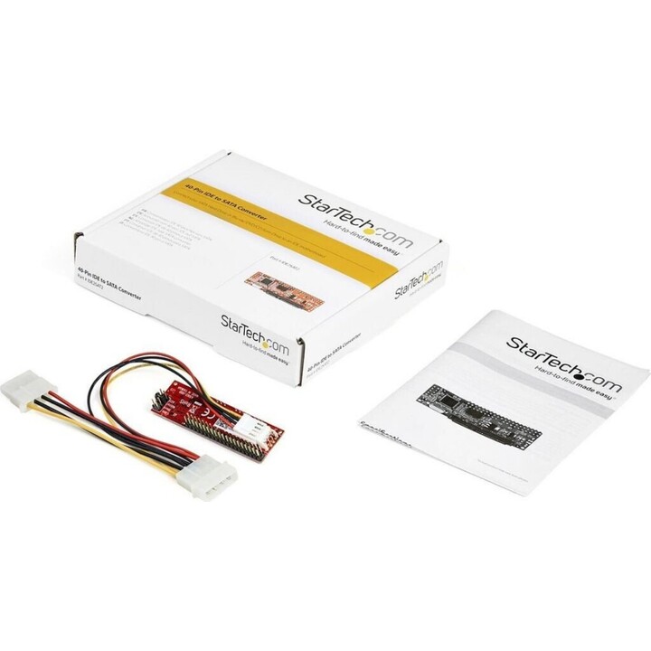 StarTech IDE to SATA Hard Drive Adapter Converter, 40-Pin PATA to 2.5" SATA HDD/SSD/ODD Converter