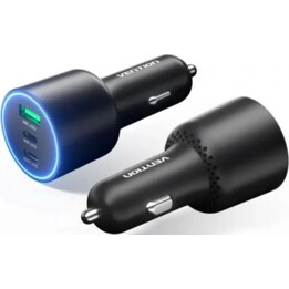 Vention FFPB0 Car Charger 2xUSB-C 1xUSB-A 165W Fast Charging