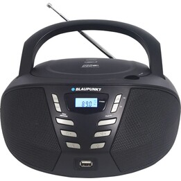 Blaupunkt BB7BK, 230 g, preto, CD player portátil
