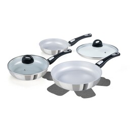 Set di padelle Genius Cerafit Steel argento