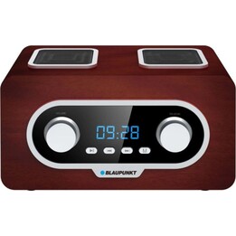 Rádio portátil FM Blaupunkt PP5.2BR marrom 3W com bateria recarregável
