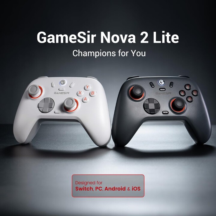 Comando sem fios GameSir Nova 2 Lite Cinzento