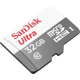 SanDisk MicroSD 32GB Ultra UHS-I + Adaptador Clase 10