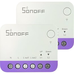 SONOFF MINI-RBS WiFi 2 pezzi Bianco - Interruttore intelligente per persiani