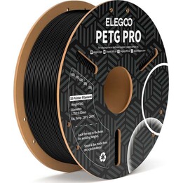 ELEGOO PETG Pro Noir pour Imprimantes 3D FDM - Filament 1.75mm Bobine de 1kg