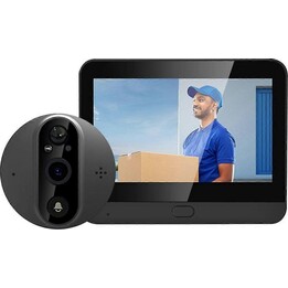 Escam C89 Night Vision PIR Two-Way Audio Black - Digital Peephole
