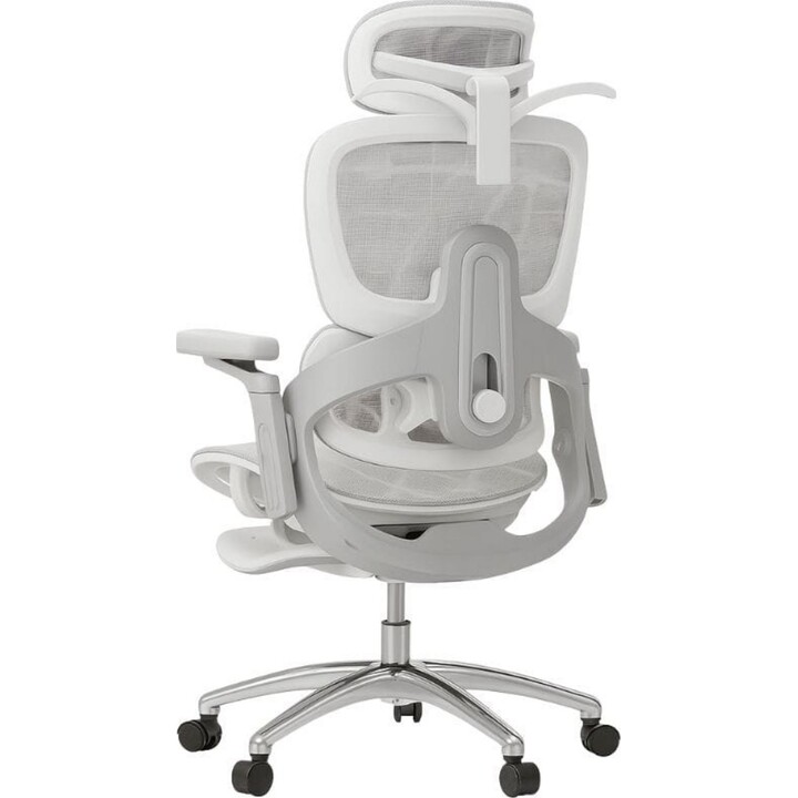 Powerbasic Elvas Grey Ergonomic Office Chair