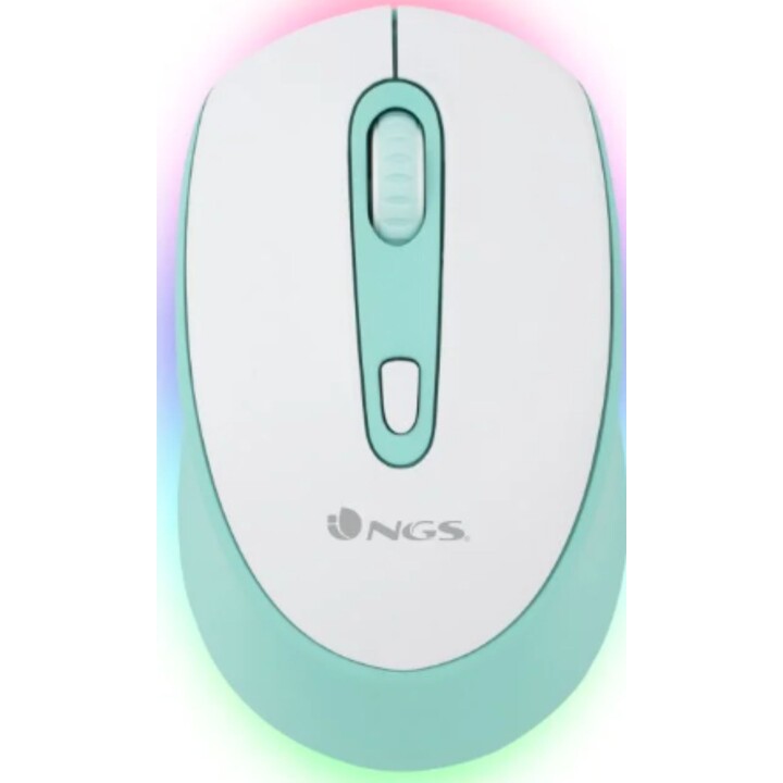 NGS Smog RB Wireless RGB Multi-Device Mouse White