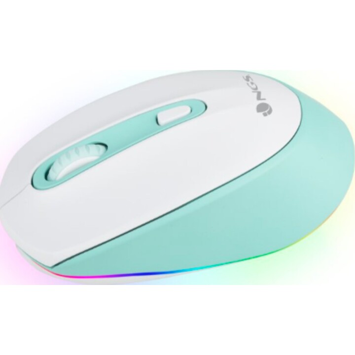 Rato multi-dispositivo NGS Smog RB Wireless RGB branco