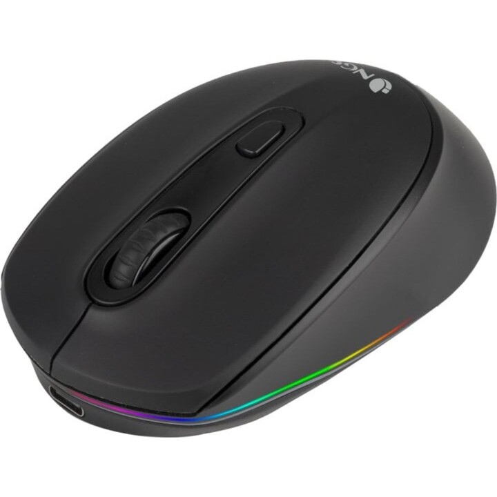 NGS Smog-RB Multi-Device RGB Wireless Mouse Schwarz