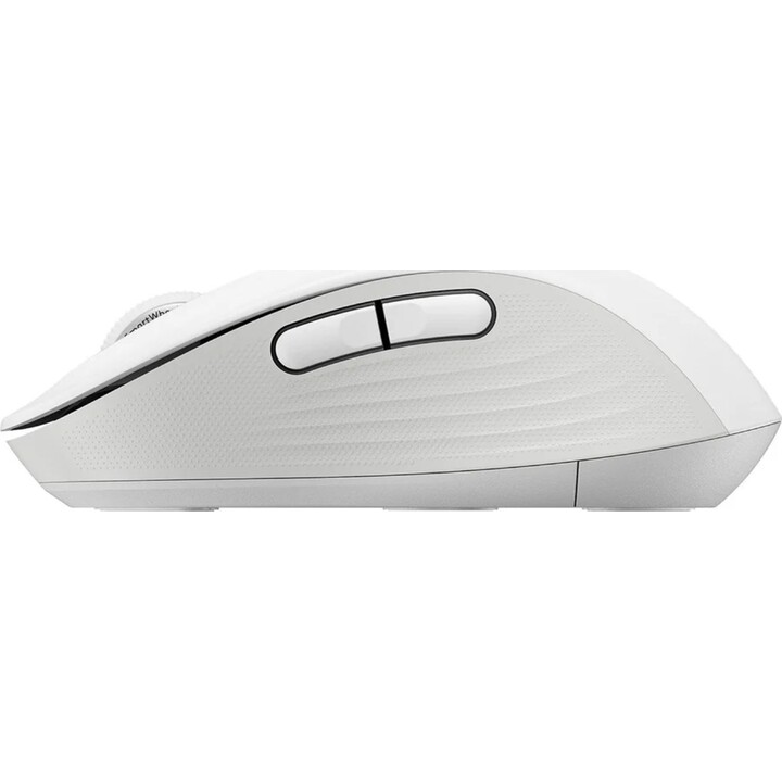 Mouse Bluetooth Logitech Signature M650 para mãos pequenas e médias, cliques silenciosos, branco