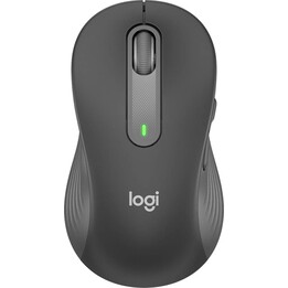 Logitech Signature M650 L Mouse ottico wireless sinistro per utenti mancini 2000 DPI Grigio