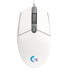 Logitech G102 Lightsync Gaming-Maus, bis zu 8000 DPI, Weiß